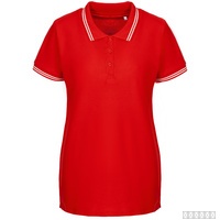 Рубашка поло женская Virma Stripes Lady, красная