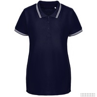 Рубашка поло женская Virma Stripes Lady, темно-синяя