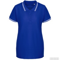Рубашка поло женская Virma Stripes Lady, ярко-синяя