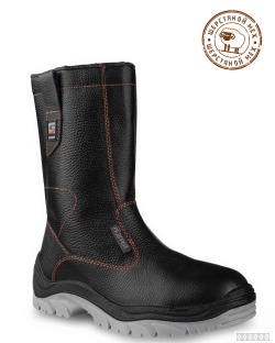 Сапоги кожаные утепленные РЕДГРЕЙ ПУ/ТПУ, подносок композитный