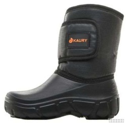 Сапожки ЭВА 615УТЛ (KAURY) детские, утепленные, черные
