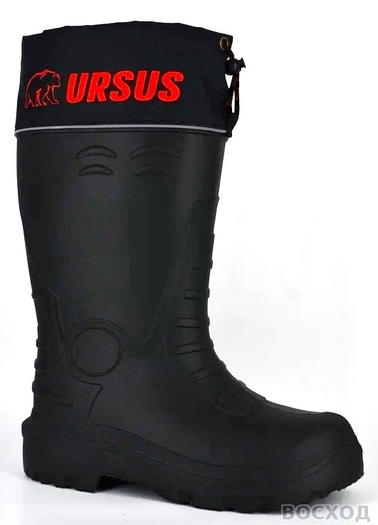 Сапоги ЭВА 965 НППС (URSUS) мужские, комп. подносок и стелка, с надст., утепл ., черные (-40°С)