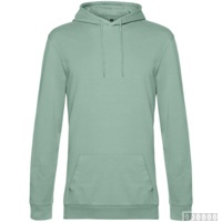 Толстовка с капюшоном унисекс Hoodie, серо-зеленая
