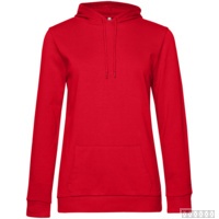 Толстовка с капюшоном женская Hoodie, красная
