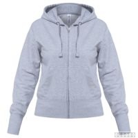 Толстовка женская Hooded Full Zip меланж