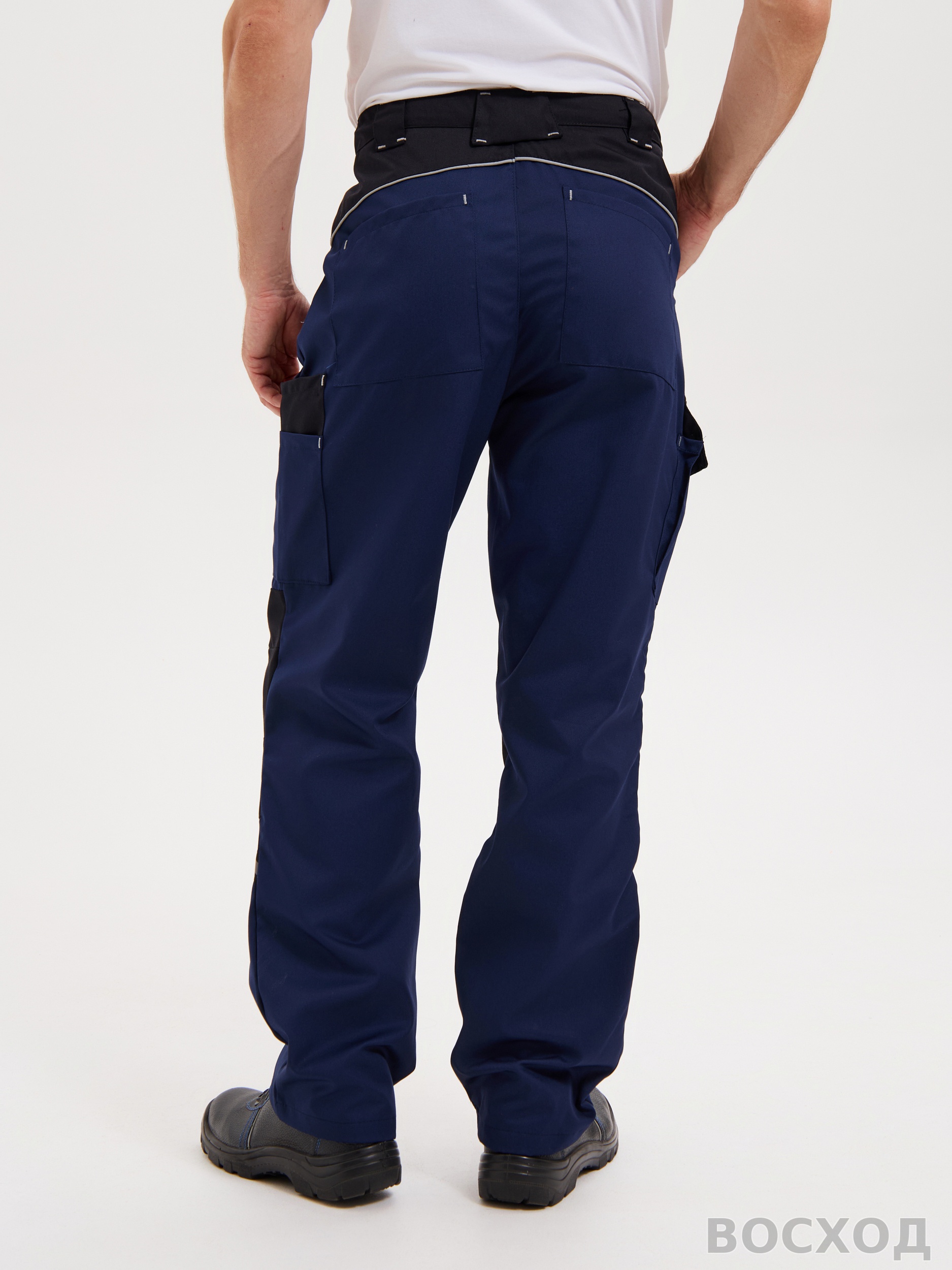 Костюм "КОСТА" куртка+брюки, цв. син/вас/черн (тк.Tomboy) - изображение 7