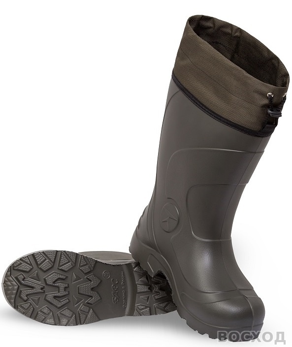 Сапоги ЭВА С-032 (БАРС) мужские, утепленные, с манжетой, оливковые (-65°С) - изображение 2