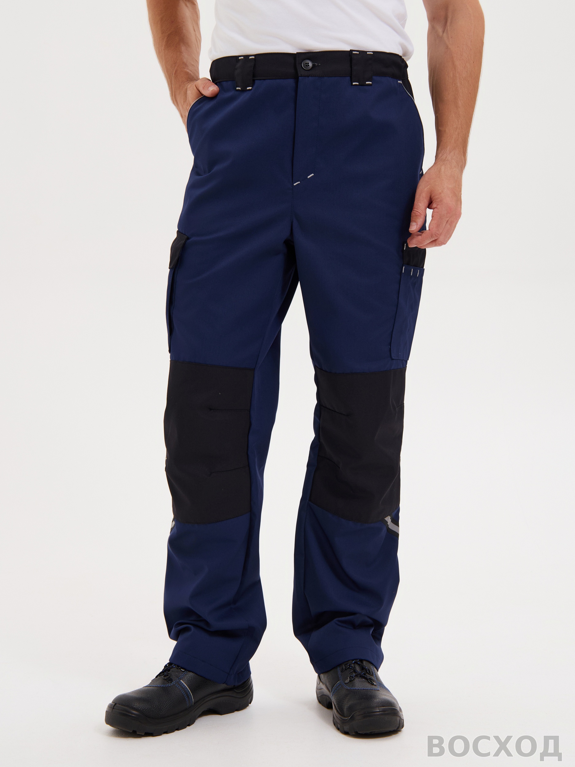 Костюм "КОСТА" куртка+брюки, цв. син/вас/черн (тк.Tomboy) - изображение 8