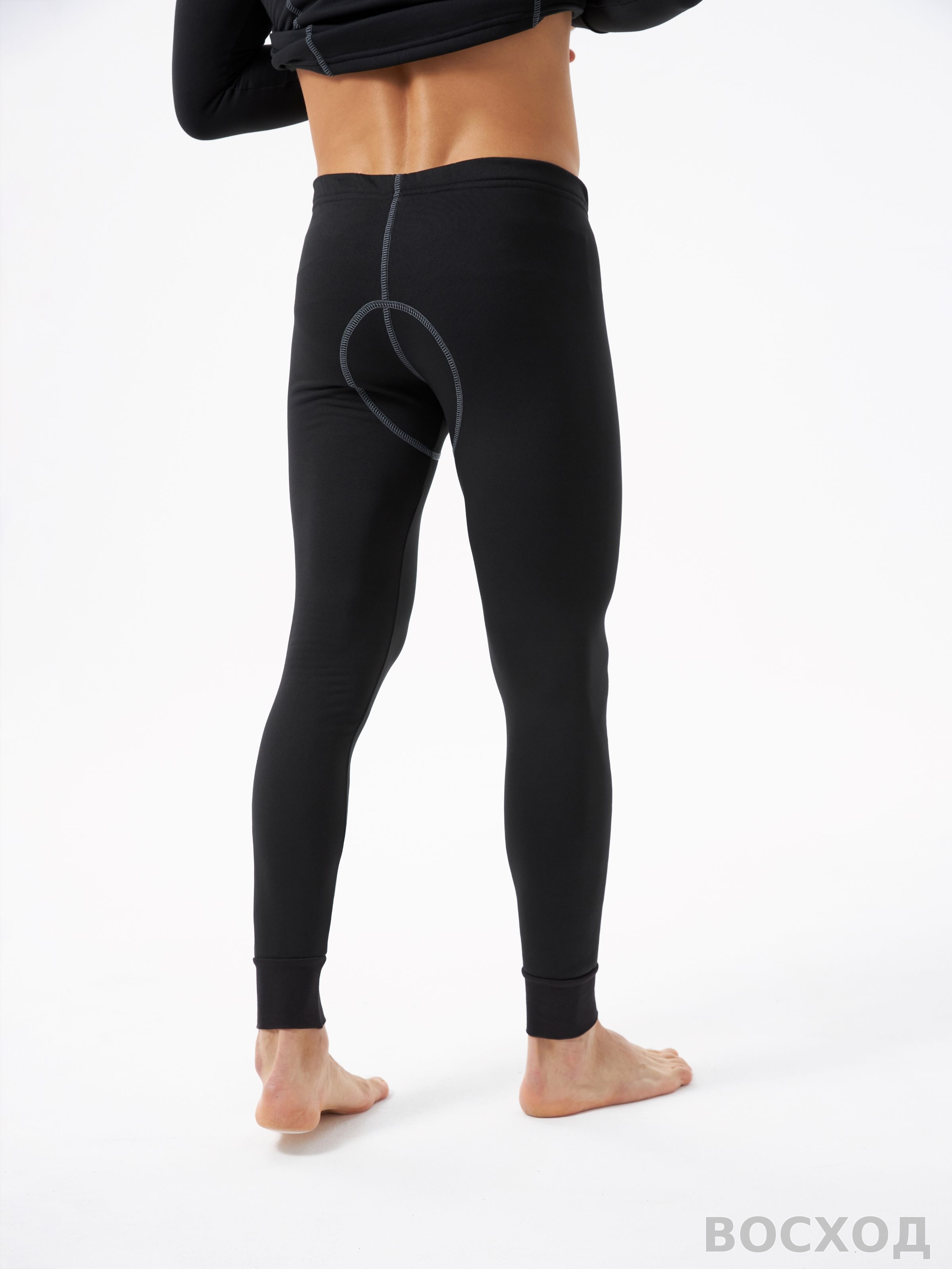 Термобельё в комплекте (фуфайка. кальсоны) Hobo Pro DryWarm стрейч-флис чёрный,64 - изображение 7