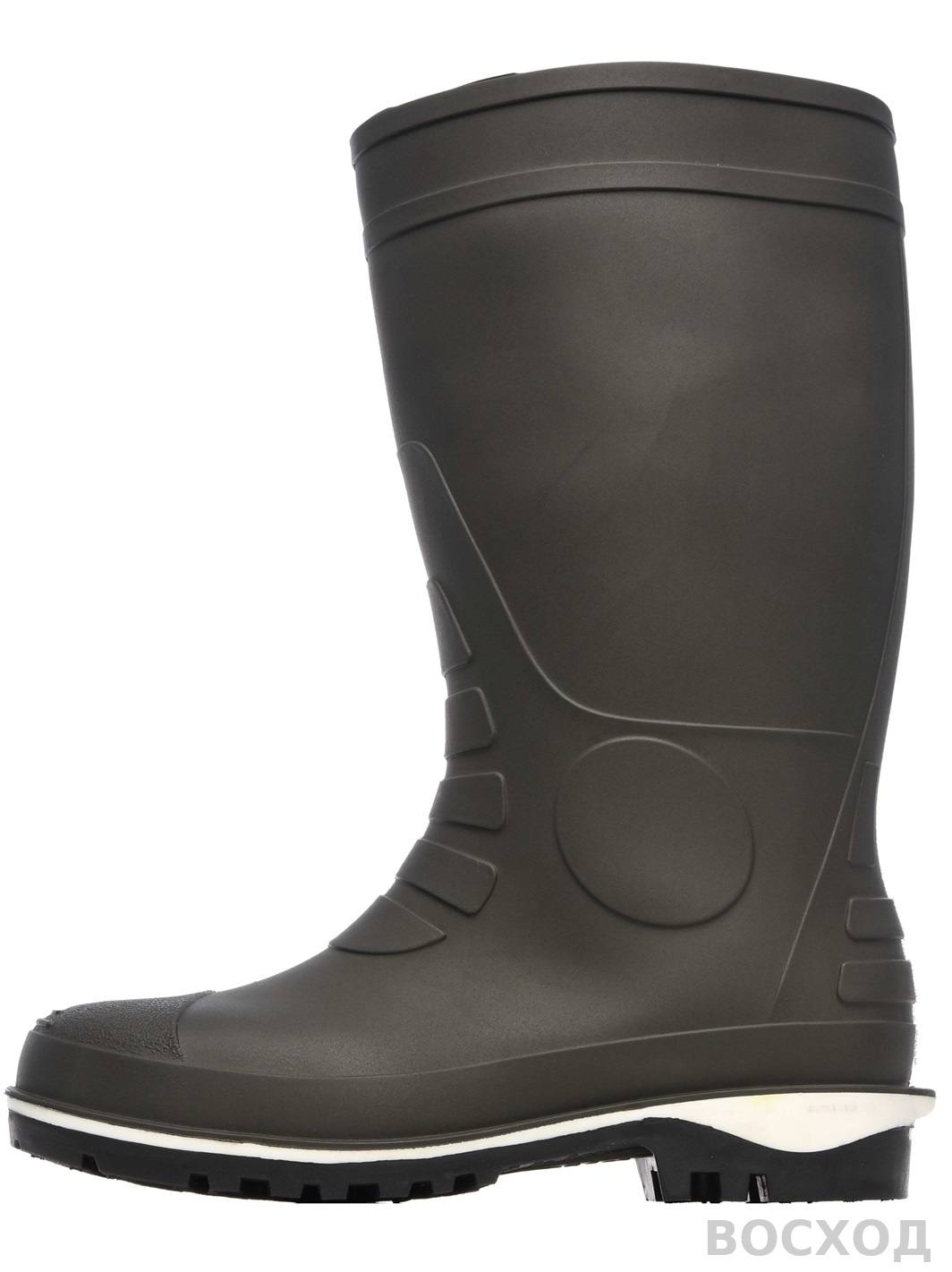 Сапоги ПВХ 189/3-00 МП WORKER (SPECI.ALL) мет. подносок, олива/белый/черный