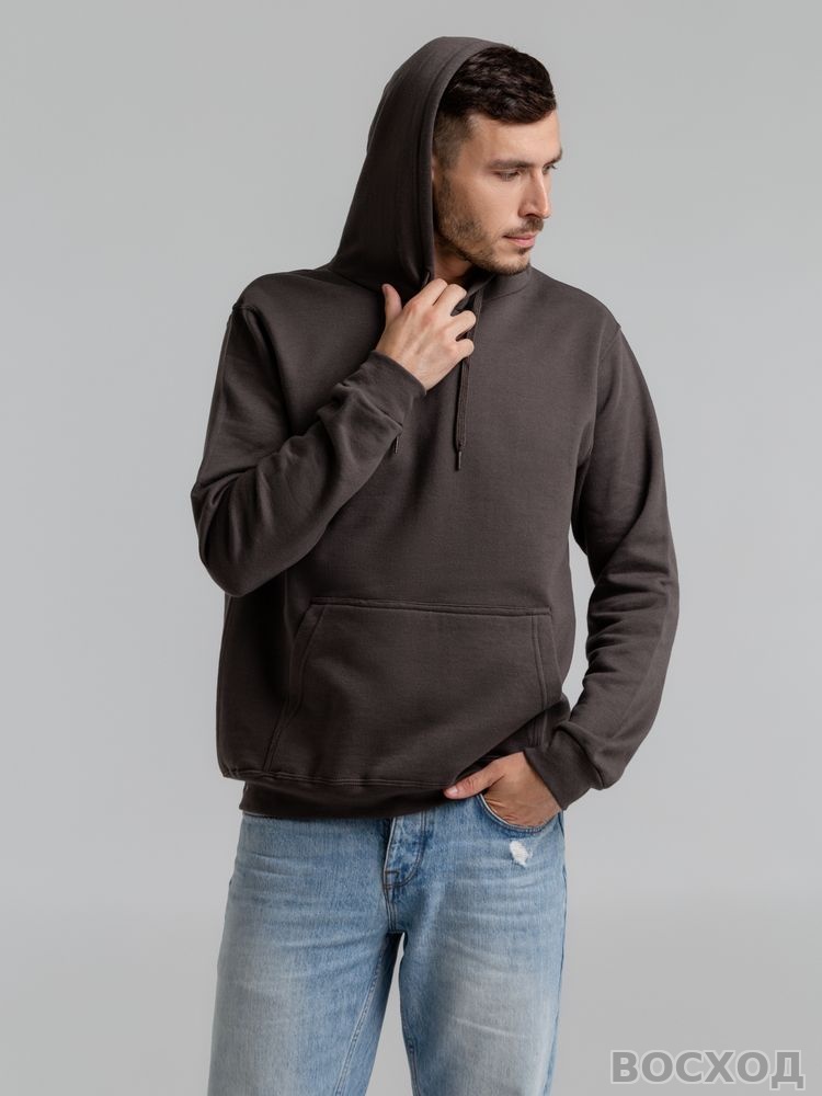 Толстовка с капюшоном Snake II темно-серая - изображение 6